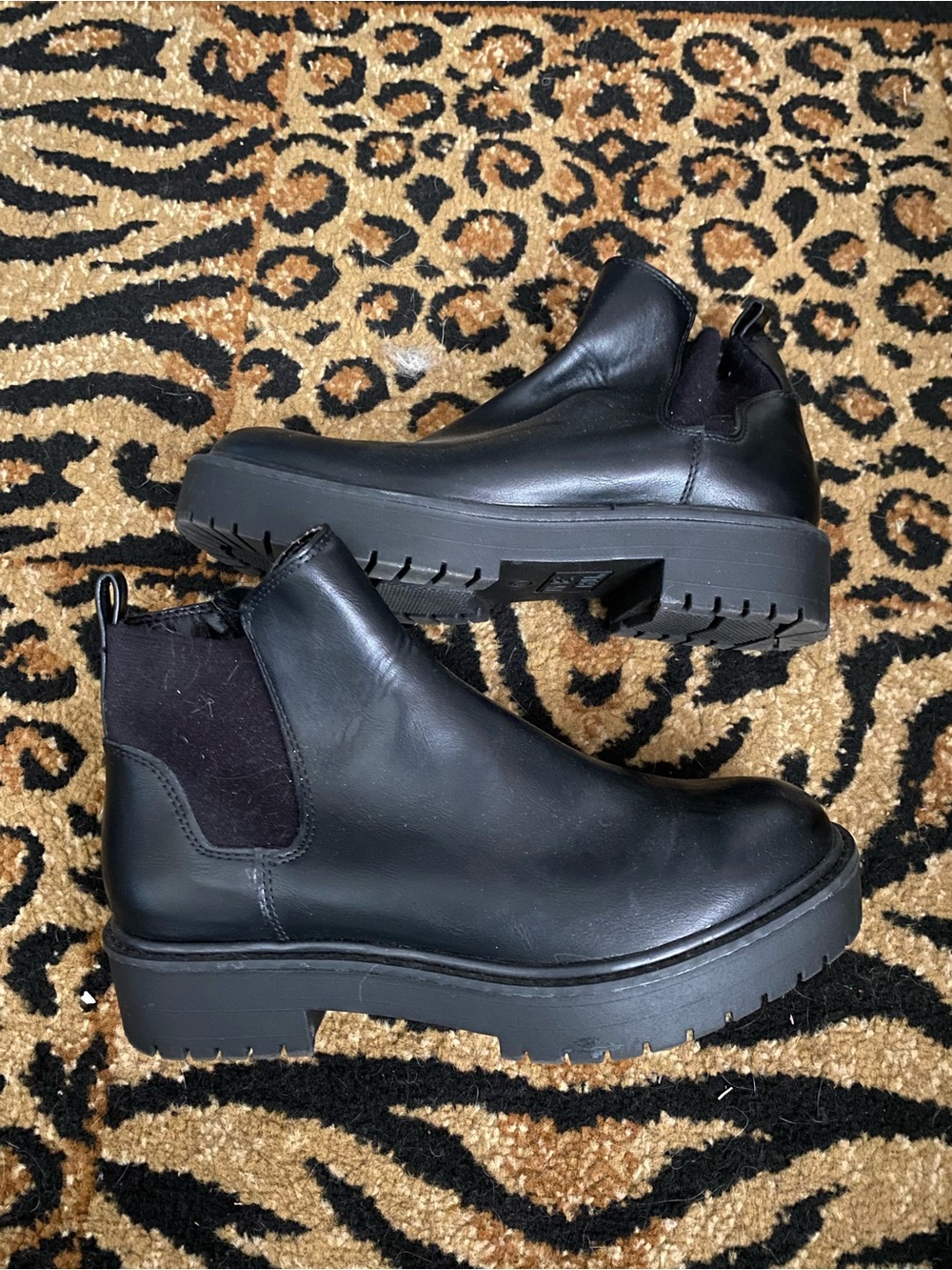 Black Chunky Boots